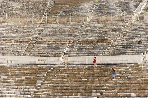 Amfitheater van oude stad van Ephesus. — Stockfoto