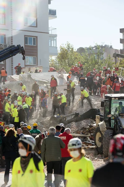 Izmir Turquía Octubre 2020 Terremoto Del Octubre 2020 Mar Egeo — Foto de Stock