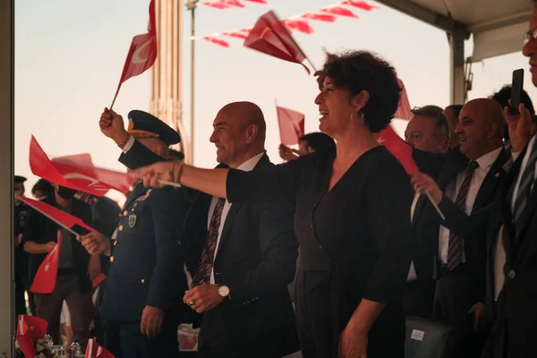 Izmir Turquía Septiembre 2021 Alcalde Del Municipio Izmir Tunc Soyer — Foto de Stock