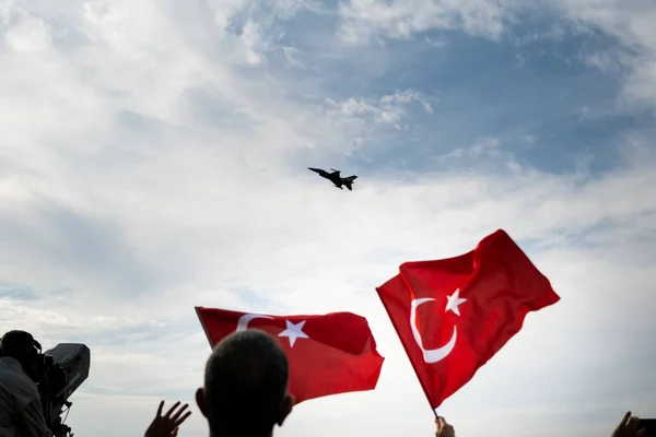 Zmir Türkiye Eylül 2021 Zmir Özgürlük Gününde Bir Gösteri Için — Stok fotoğraf