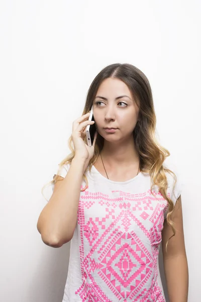 Woman phone call — Stock Photo, Image