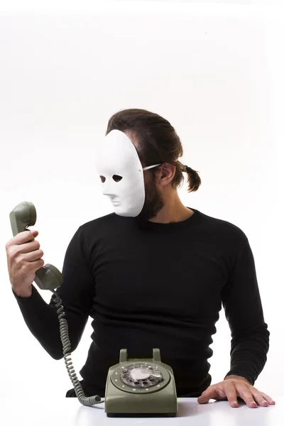 Anonymer Anruf — Stockfoto
