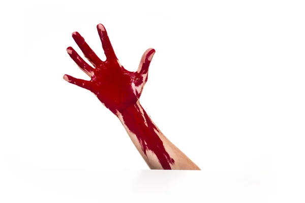 Bloody hand — Stock Photo, Image