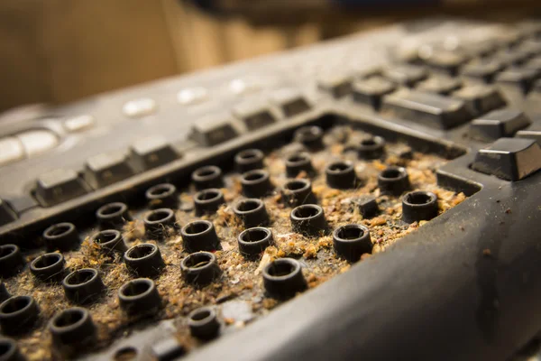 Dirty Computer Keyboard — Stock Photo, Image