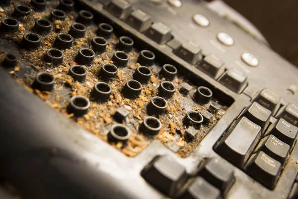 Dirty Computer Keyboard — Stock Photo, Image