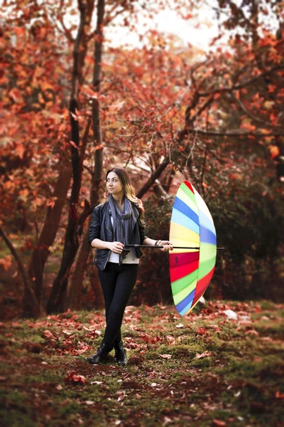 Autunno ragazza — Foto Stock