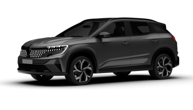 Melez gri bir C-SUV 'un şeffaf bir arka planda ön sol tarafını gösteren, parlak tasarım ve modern çevre dostu özellikleri vurgulayan 3 boyutlu bir görüntüsü..