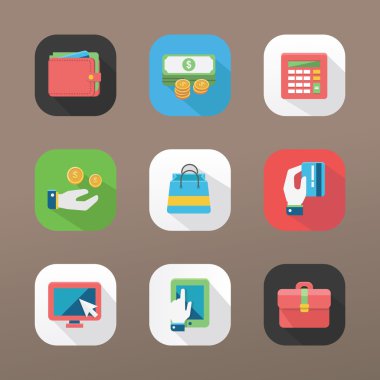 alışveriş Icon set