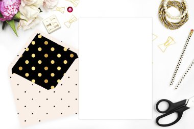 Mock-up fotoğraf ve metin için 