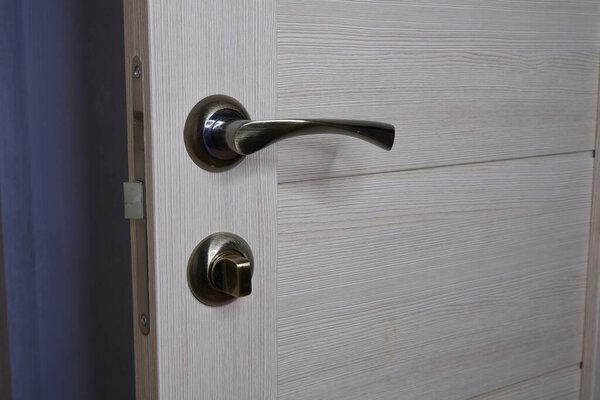 Doorhandle. Interior. Style in the interior.