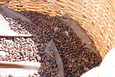 Sepette kahve çekirdekleri.. 