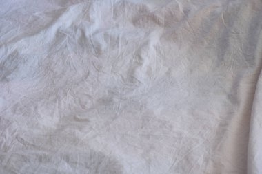 Beyaz çarşaflar. Battaniye dokusu. Özgeçmiş için uygun.