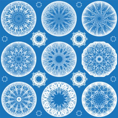 Dekoratif dantel kar taneleri