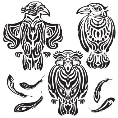 Dekoratif karga kümesi