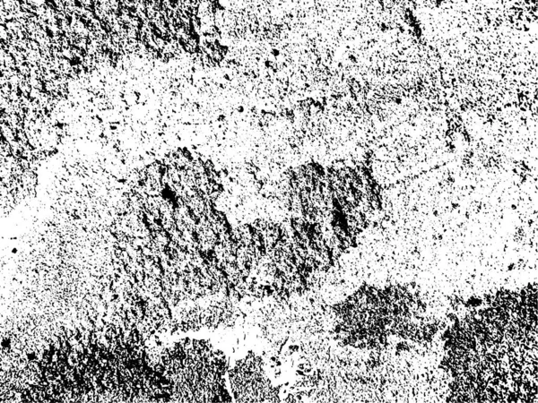 Konsystencja Betonu Powłoka Cementu Czarno Biała Tekstura — Wektor stockowy