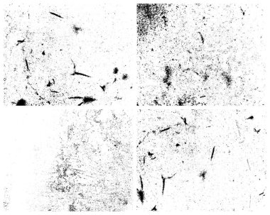 Paslı ve tırmalanmış demir dokusu. Pas ve kir siyah ve beyaz dokuyu kaplar..