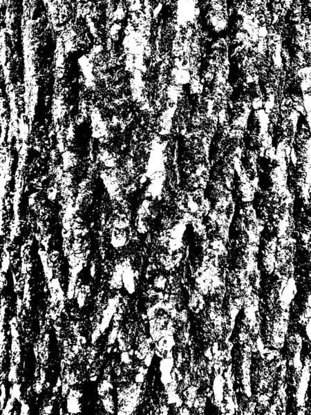 Tekstur Kulit Pohon Grunge Tekstur Overlay Tertekan Tekstur Vektor Hitam - Stok Vektor