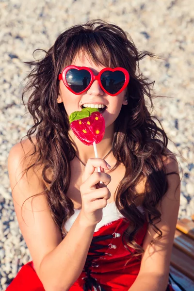 Mujer de Navidad . —  Fotos de Stock