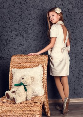 dikey moda çocuk Studio vurdu 