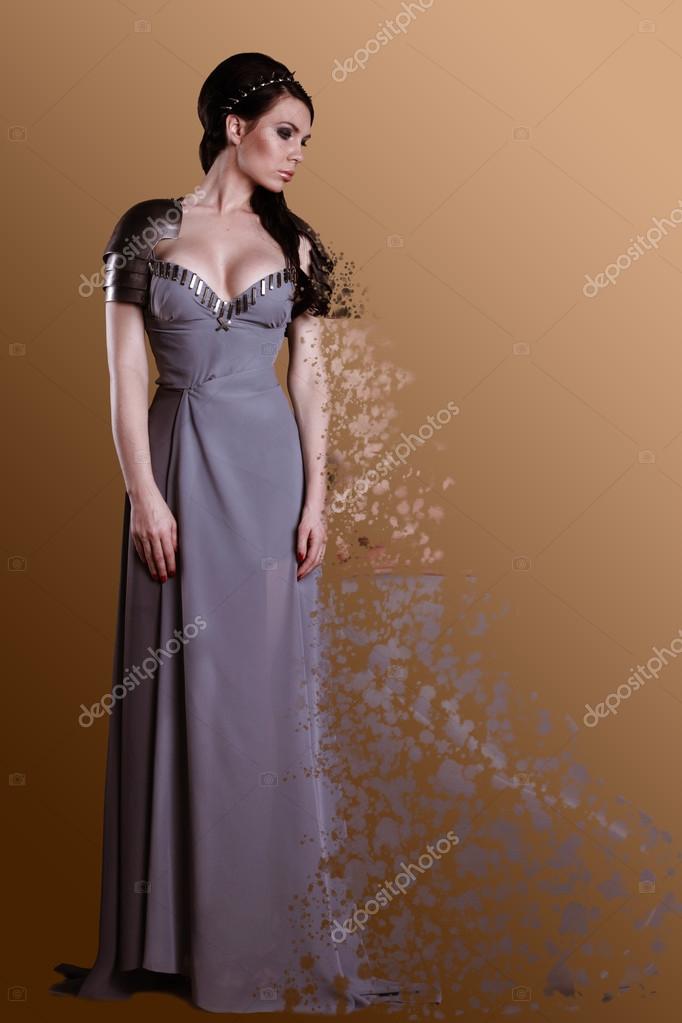 Silver grey mermaid momdress by iLook ( Makeup & Couture ) | Bridestory.com