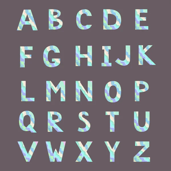 Soyut dalgadan yapılan alfabesi