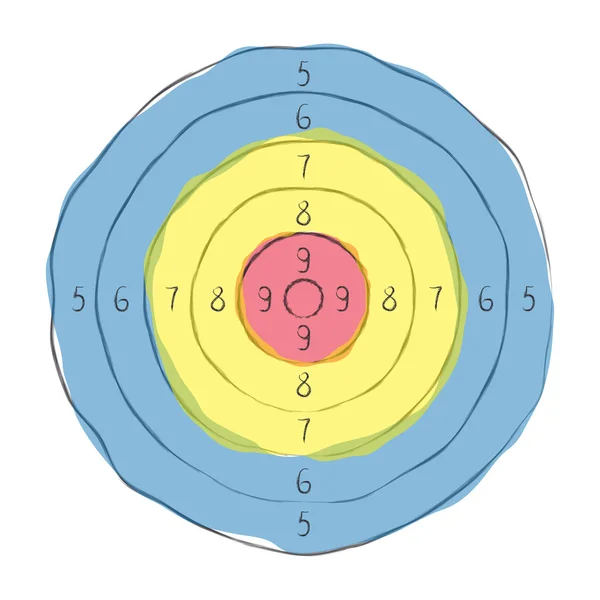 ターゲットのイラスト. — ストックベクタ