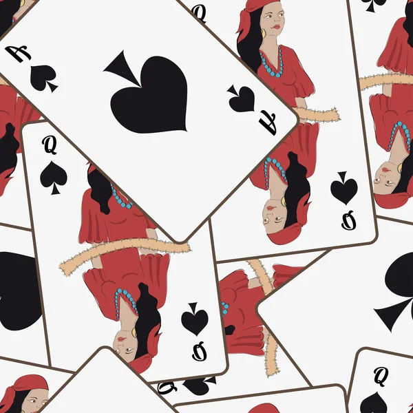 Oyun kartlarıyla kusursuz desen