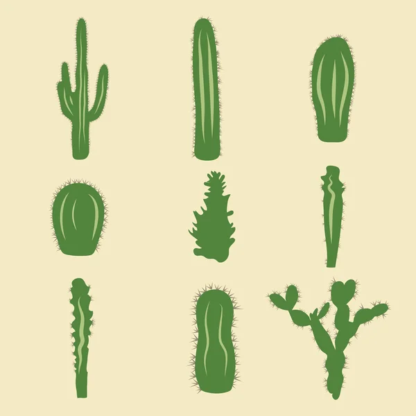 kaktüs simgeler kümesi hisse senedi vektör