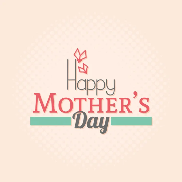 Feliz Día de la Madre — Archivo Imágenes Vectoriales