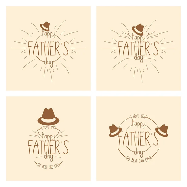 Feliz día del padre — Archivo Imágenes Vectoriales