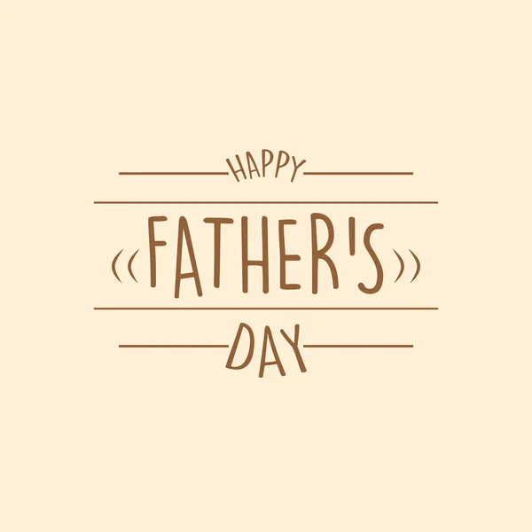 Happy father's day — Stock Vector