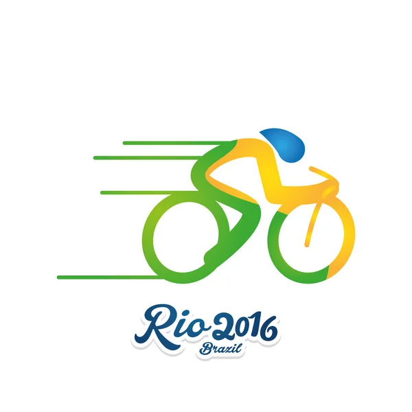 Un Rio 2016 — Vettoriale Stock