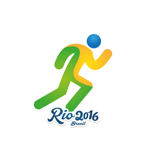 Un Rio 2016 — Vettoriale Stock