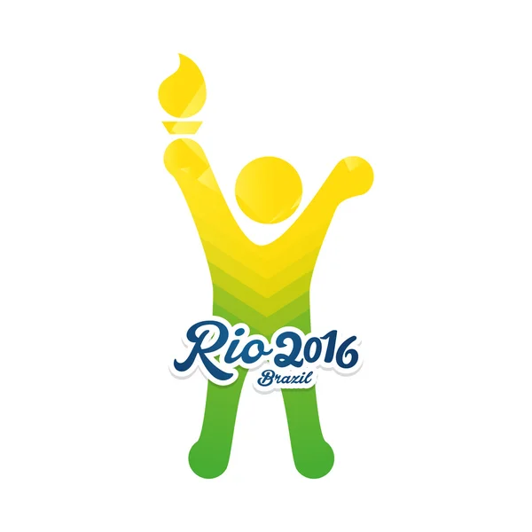 A Rio 2016 — Stock Vector