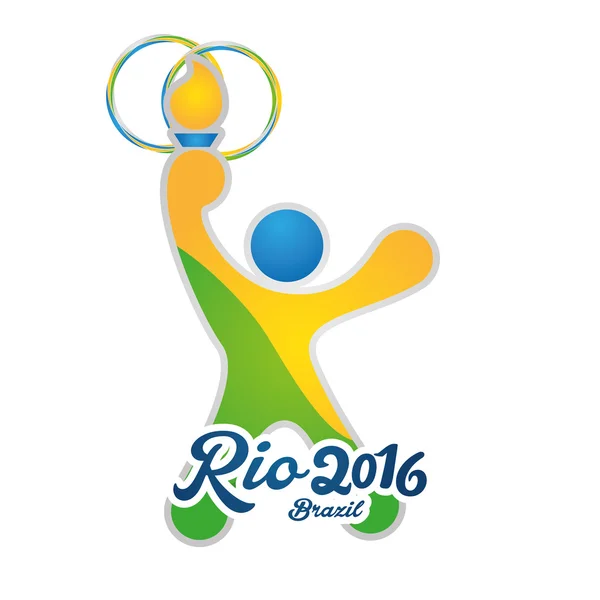 Une candidature de Rio 2016 — Image vectorielle