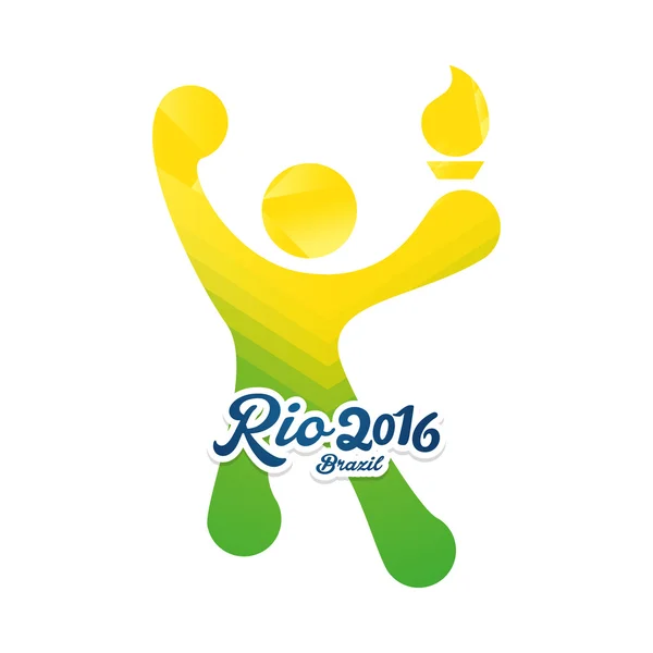 Une candidature de Rio 2016 — Image vectorielle