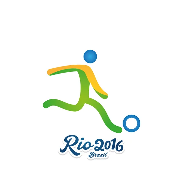 Um Rio 2016 —  Vetores de Stock
