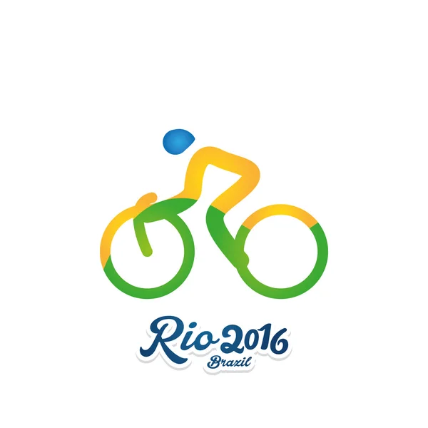 Rio 2016-ban — Stock Vector