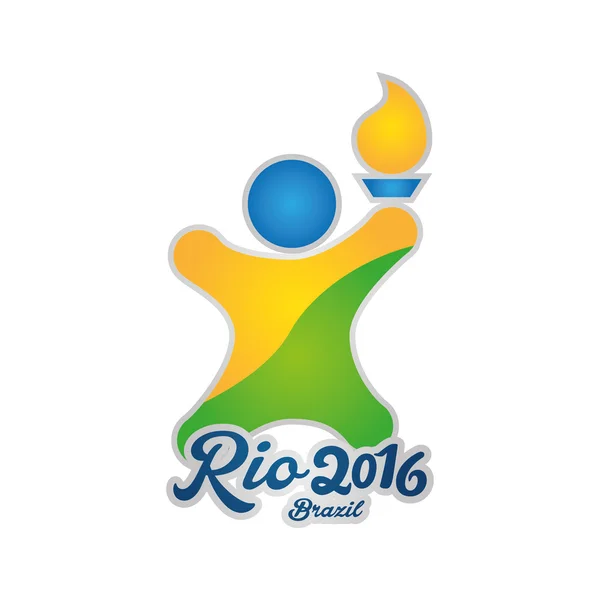 Une candidature de Rio 2016 — Image vectorielle