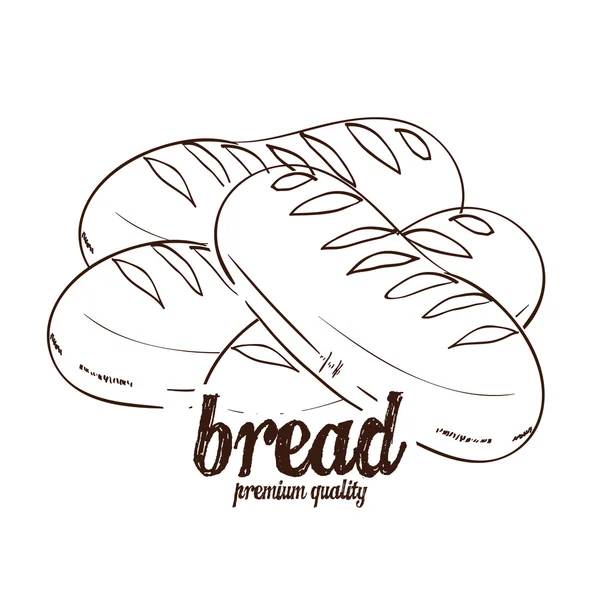 Une icône de boulangerie — Image vectorielle