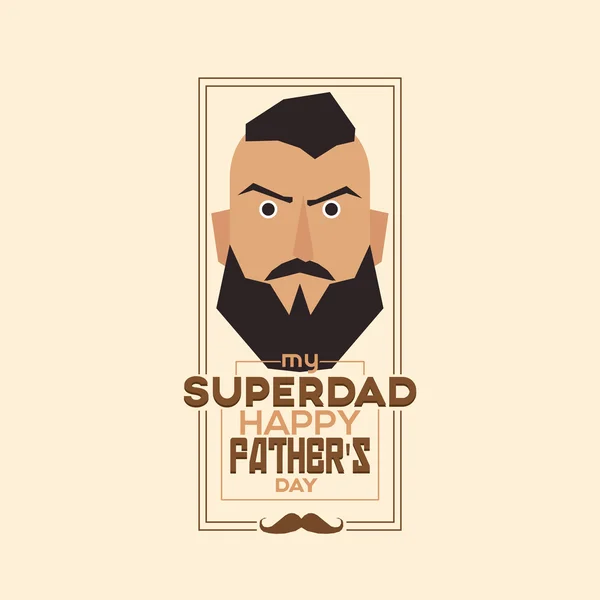 Un Día del Padre — Vector de stock