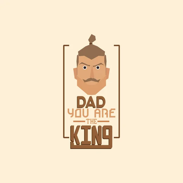 Un Día del Padre — Vector de stock