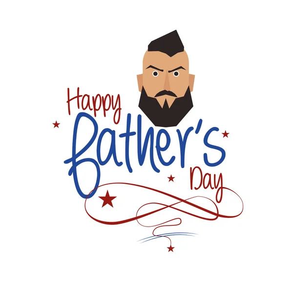 Un Día del Padre — Vector de stock