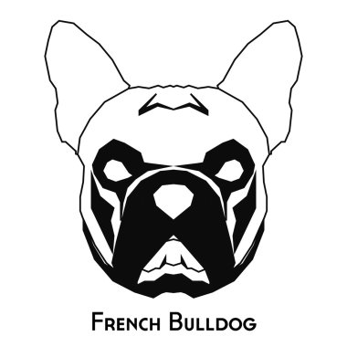 İzole köpek siluet