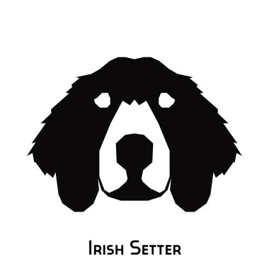 İzole köpek siluet