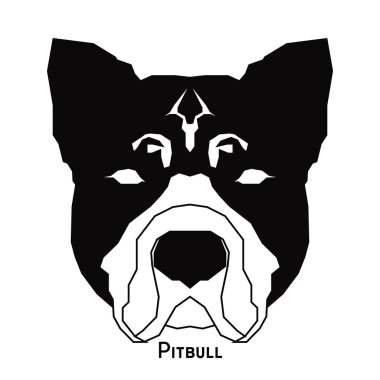 İzole köpek siluet