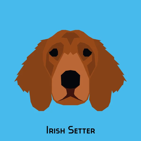 Un perro aislado — Vector de stock