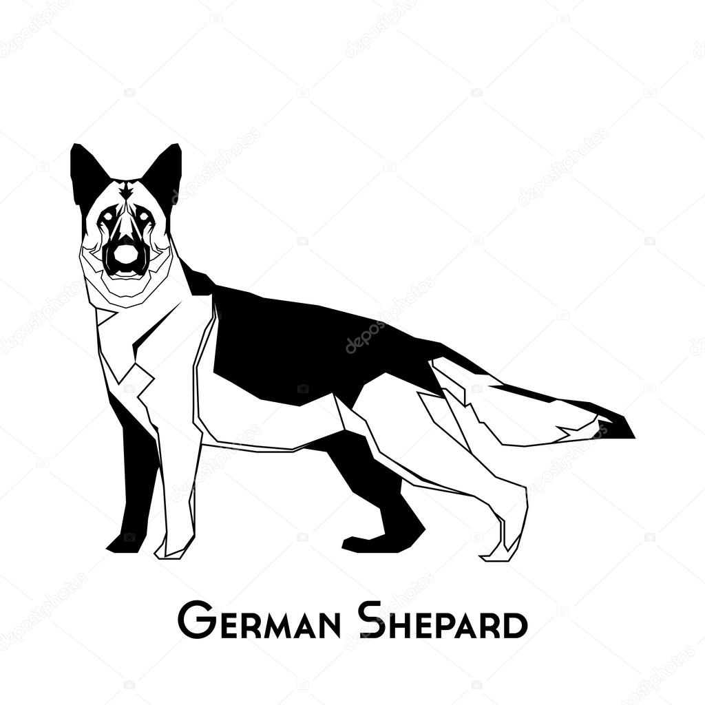 Silueta aislada para perros Vector de stock #114934618 de ©Illustratiostock, image size:1024x1024