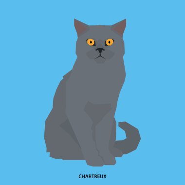 Kedi doğurmak, vektör çizim