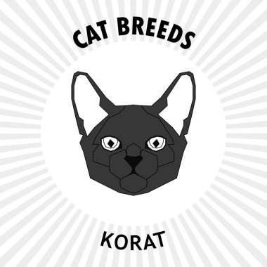 Kedi doğurmak, vektör çizim